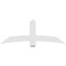 Ekena Millwork Bellingham Architectural Grade PVC Gable Bracket, 72"W x 27"H x 6"D x 6"F, 9/12 Pitch GBP072X27X0606BEL00 - alternate 3